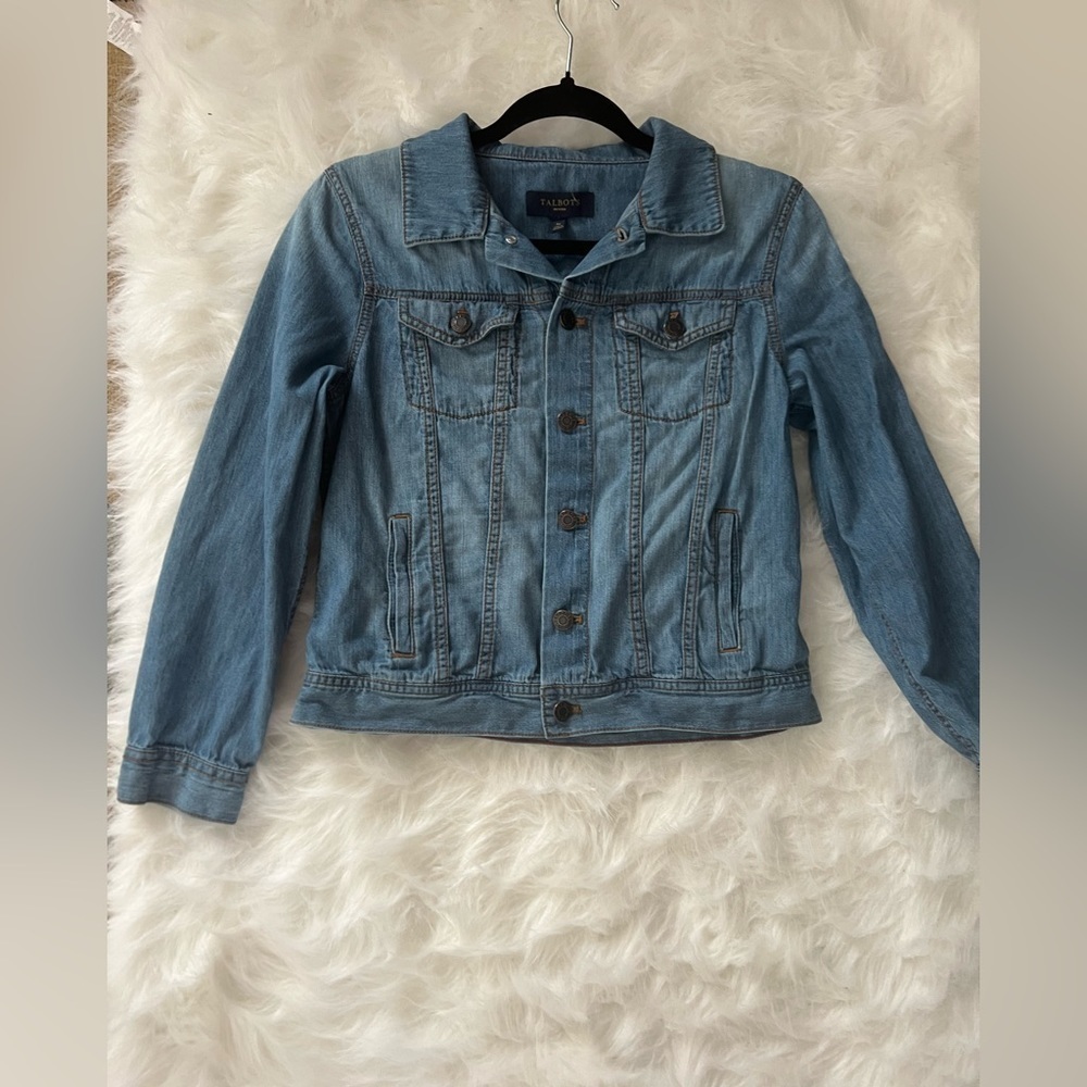 Talbots Jean Jacket, small petite - Picture 4 of 8